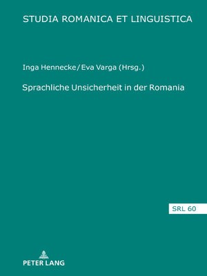 cover image of Sprachliche Unsicherheit in der Romania